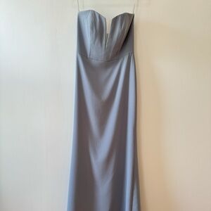 Dessy - 4524 - 8 - Platinum Bridesmaid Dress